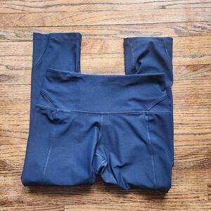 Apana Navy Blue Capri Leggings - Size XS - High Waisted Activewear Clean Girl